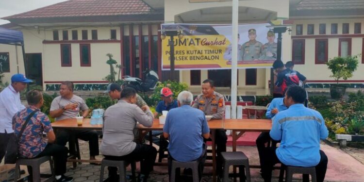 Polres Bengalon Gelar Jumat Curhat untuk Masyarakat