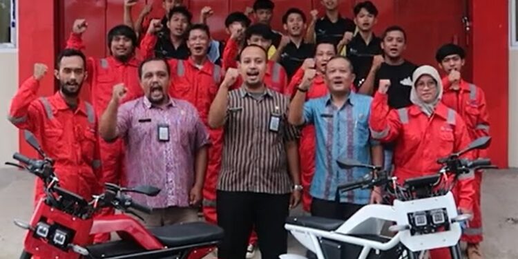 Motor Listrik Bralink EV1 Buatan Purbalingga, Sekali Isi Daya Bisa Tempuh 40 Km