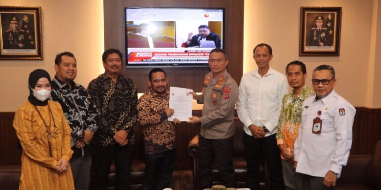 Pastikan Tahapan Pemilu 2024 Berjalan Aman, KPU Audensi ke Mapolda Kaltim