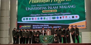 Pengurus UKM Kewirausahaan Golden Preneur Unisma Malang Resmi Dilantik