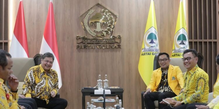Airlangga Hartarto Tunjuk Ridwan Kamil Jadi Waketum Golkar