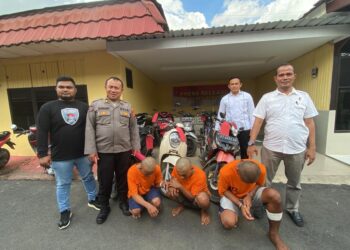 3 Pelaku Curanmor Dibekuk Satreskrim Polres Berau