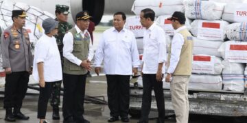 Presiden Lepas Bantuan Kemanusiaan Ke Turki dan Suriah 