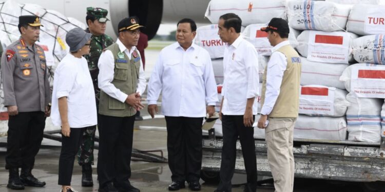 Presiden Lepas Bantuan Kemanusiaan Ke Turki dan Suriah 