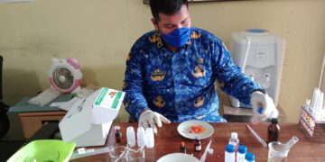 Dinas Ketahanan Pangan PPU Gelar Pengujian Pangan Segar Asal Tumbuhan 