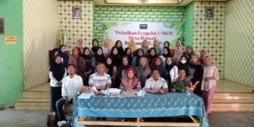 Lewat Dana CSR, PT BEP Gelar Pelatihan Ecoprint di Desa Batuah