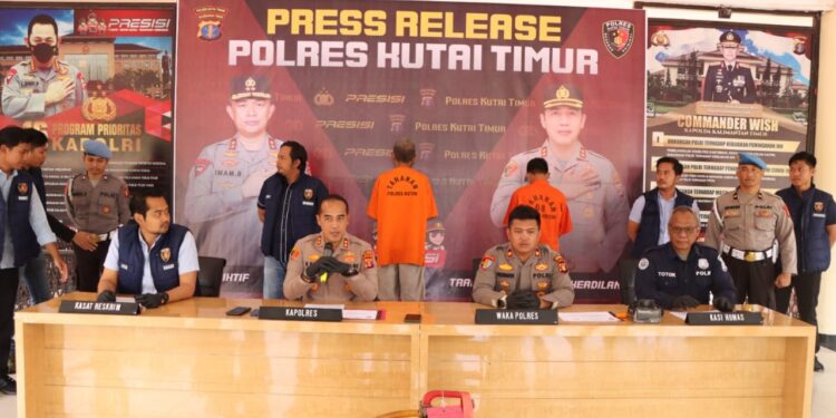 Tim Macan Polres Kutim Amankan 5 Ton BBM Ilegal, Dua Orang Tersangka Ditangkap!