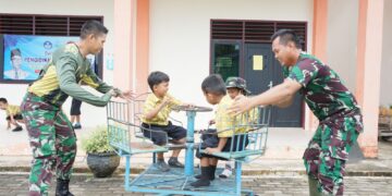 Ini Cara Satgas TMMD Obati Rindu Dengan Keluarga