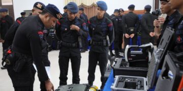 Tim Asistensi Korbrimob Cek Kesiapan Personel dan Perlengkapan Gegana Sat Brimob Polda Kaltim