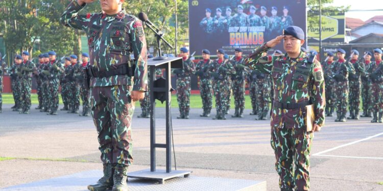 Batalyon B Pelopor Gelar Upacara Hari Kesadaran Nasional