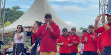 Ribuan TPP PKK Se-Kaltim Antusias Ikuti Senam Bersama dan Penanaman Satu Juta Pohon di Waduk Panji Tenggarong