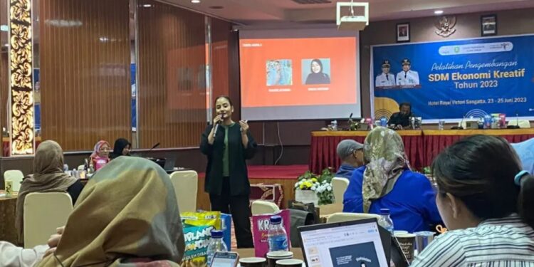 Genjot Ekraf di Kutim, Dispar Lakukan Tingkatkan Kapasitas SDM Lokal