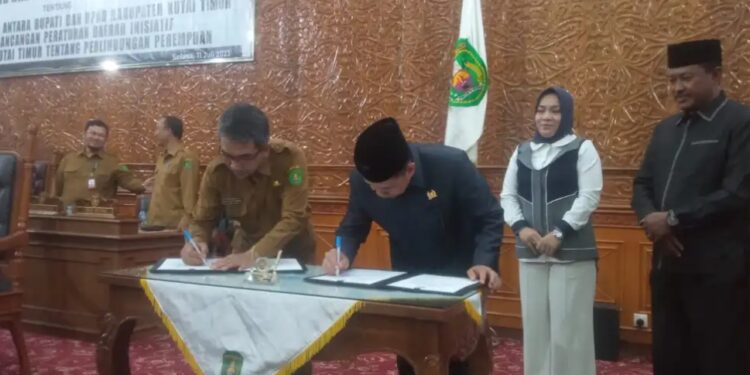 Tok!!., Bupati dan DPRD Kutim Teken Perda Perlindungan Perempuan