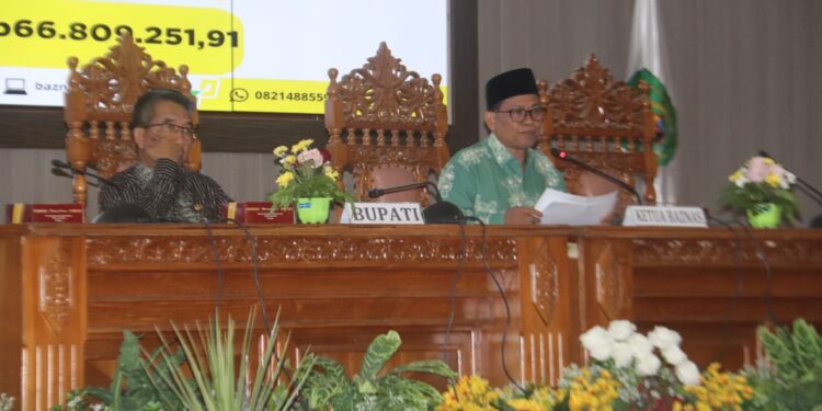 Baznas Gelar Rakor Terkait Perbup Nomor 52 Tahun 2023 Tentang Pedoman Pengelolaan Zakat, Infak dan Sedekah bagi ASN