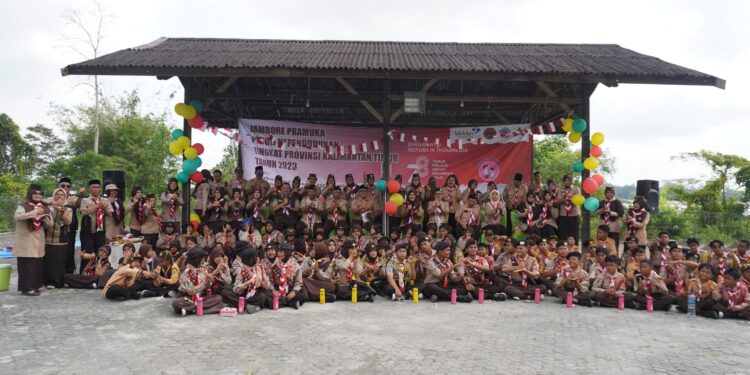 Peserta Jambore Pramuka Peduli Kependudukan Komitmen Tekan Stunting di Masyarakat