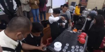 Dispar Kutim Lakukan Pengembangan SDM Parekraf Bidang Perkopian Terampil