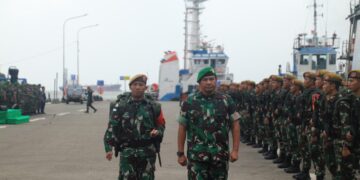 Kodam VI/Mlw Sambut 2 Batalyon Perkuat Perbatasan Indonesia-Malaysia 