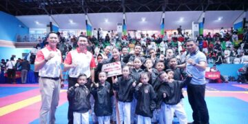 Wakapolda Kaltim Memimpin Pembukaan Kejurda Karate Inkanas Kapolda Kaltim CUP II 2023