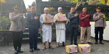 Wujud Kepedulian Terhadap Sesama, Sespimmen Angkatan 63 Adakan Giat Baksos di Bali