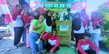 Jalan Sehat Puncak HUT RI Ke-78 di RT 02 Bertabur Hadiah, Nasruddin: Terima Kasih Haji Irwan!.