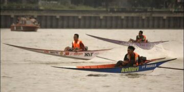 Bakal Seru, 75 Motoris Adu Balap Perahu Ketiting di Sungai Mahakam Kukar