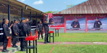 Meriahkan HUT Brimob Ke-78, Brimob Polda Kaltim Gelar Lomba Menembak