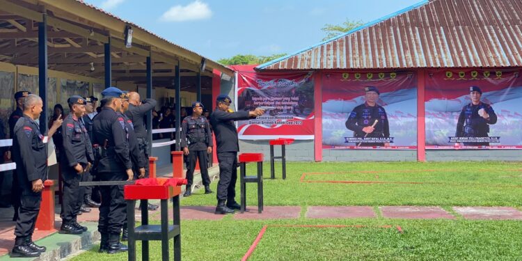 Meriahkan HUT Brimob Ke-78, Brimob Polda Kaltim Gelar Lomba Menembak