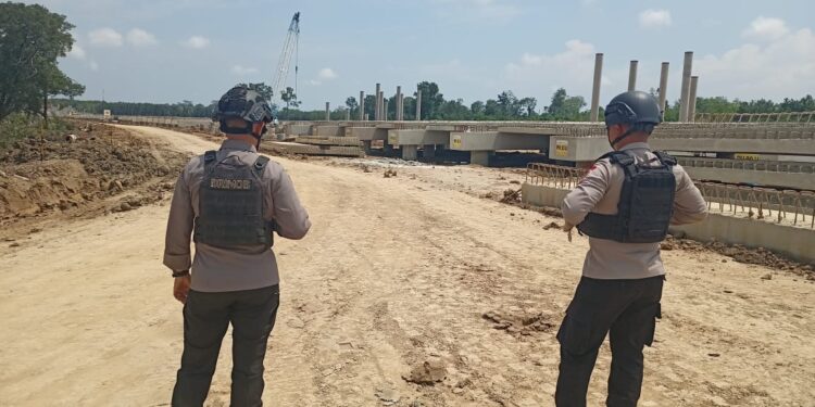 Brimob Kaltim Amankan Pembangunan IKN Nusantara