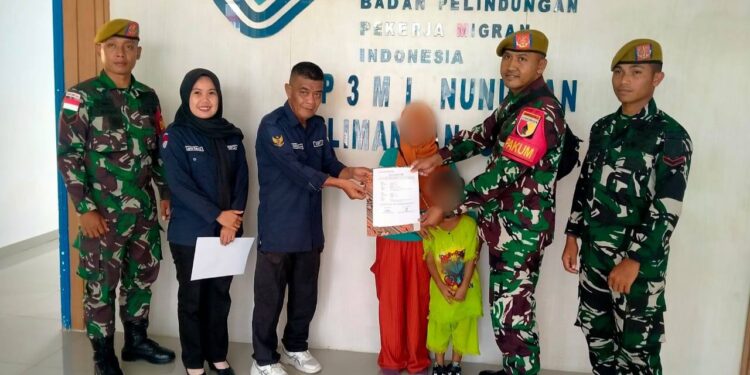 Dua TKI Ilegal Berhasil Dicegah Satgas Pamtas Yonarhanud 8/MBC