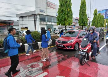 Aksi Damai Mahasiswa Bontang, Dukung Pemilu 2024 dengan Semangat Demokrasi