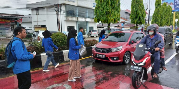 Aksi Damai Mahasiswa Bontang, Dukung Pemilu 2024 dengan Semangat Demokrasi