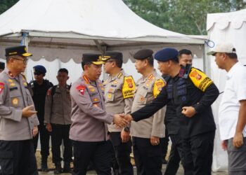 Dampingi Kapolda, Dansat Brimob Polda Kaltim Amankan Kunjungan Presiden Jokowi di IKN