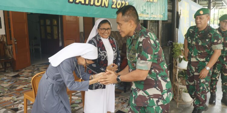 Bakti Sosial Kodam VI/Mlw Memperindah Perayaan Natal Tahun 2023