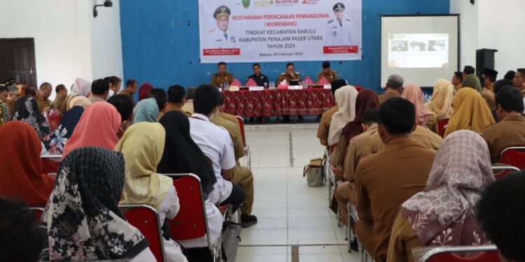 Langkah Progresif Pj Bupati PPU Optimalkan Potensi dan Partisipasi Masyarakat dalam Musrenbang Kecamatan Babulu Tahun 2024