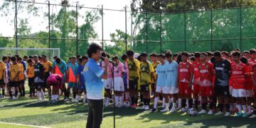 KONI PPU Bakar Semangat Atlet Muda Lewat Turnamen Sepak Bola Mini