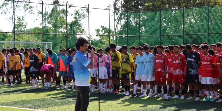 KONI PPU Bakar Semangat Atlet Muda Lewat Turnamen Sepak Bola Mini