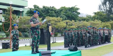 Brigjen TNI Bayu Permana Memimpin Upacara Operasi Gaktib dan Yustisi TA 2024