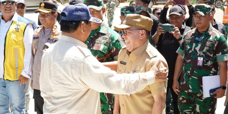 Menhan Tinjau Kesiapan Lapangan Pelaksanaan Upacara Kemerdekaan RI Ke-79 di IKN 