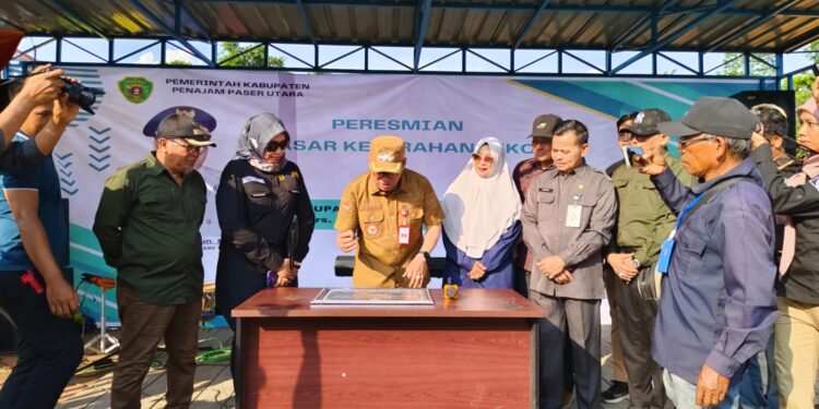 Tujuh Tahun Mangkrak Akhirnya Pasar Riko di Resmikan Pj Bupati PPU