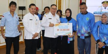 Bonus Gemilang bagi Pahlawan Olahraga di Peparprov IV Kaltim Tahun 2023