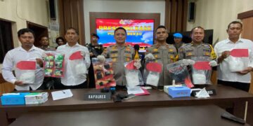 Polres Berau Bongkar Peredaran Sabu 6 Kilogram, Terungkap Diselundupkan dari Malaysia