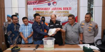 Polda Kaltim Musnahkan Sabu 1 Kilogram, Ungkap Jaringan Narkoba Besar