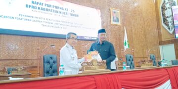 DPRD Kutim Bahas Ranperda Pertanggungjawaban APBD 2023 dalam Rapat Paripurna Ke-26