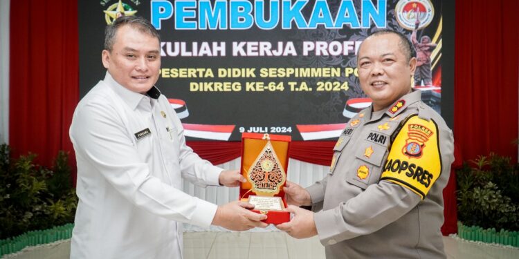 Serdik Sespimmen Polri Dikreg Ke-64 Sukses Gelar Praktek Kerja Profesi di Polres Kukar