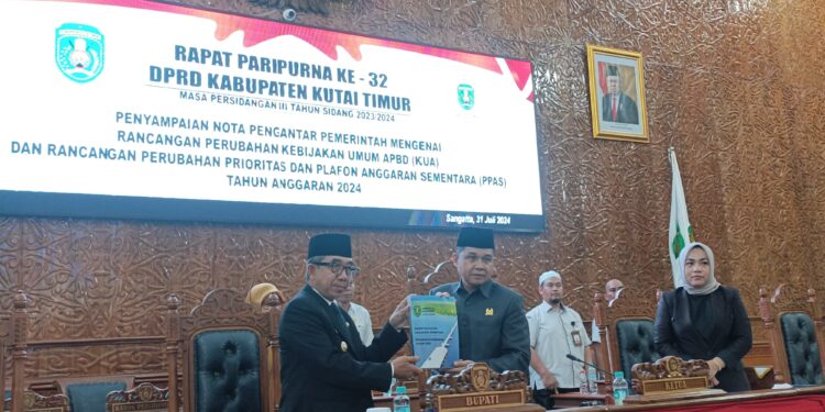 DPRD Kutim Bahas Perubahan APBD 2024, Fokus Pada Efisiensi dan Pembangunan