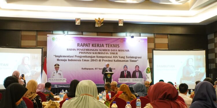 Sekretariat DPRD Kaltim Ikuti Rakernis Implementasi Pengembangan Kompetensi ASN