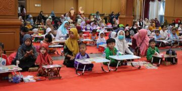 Peringati HUT ke-25, DWP PPU Gelar Lomba Mewarnai TK Se-PPU