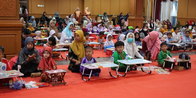 Peringati HUT ke-25, DWP PPU Gelar Lomba Mewarnai TK Se-PPU