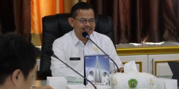 Sekda Tohar, Pimpin Rakor TPAKD PPU Dalam Rangka Percepatan Proses Literasi dan Inklusi Keuangan Daerah