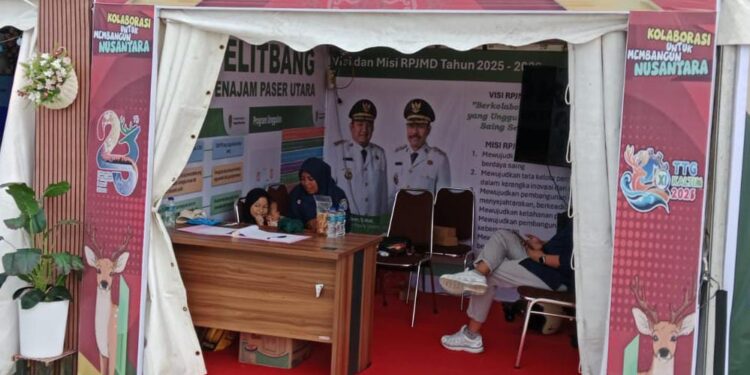 BAPELITBANG PPU Tampilkan Strategi Pembangunan Berbasis Riset di Pameran TTG XI Kaltim